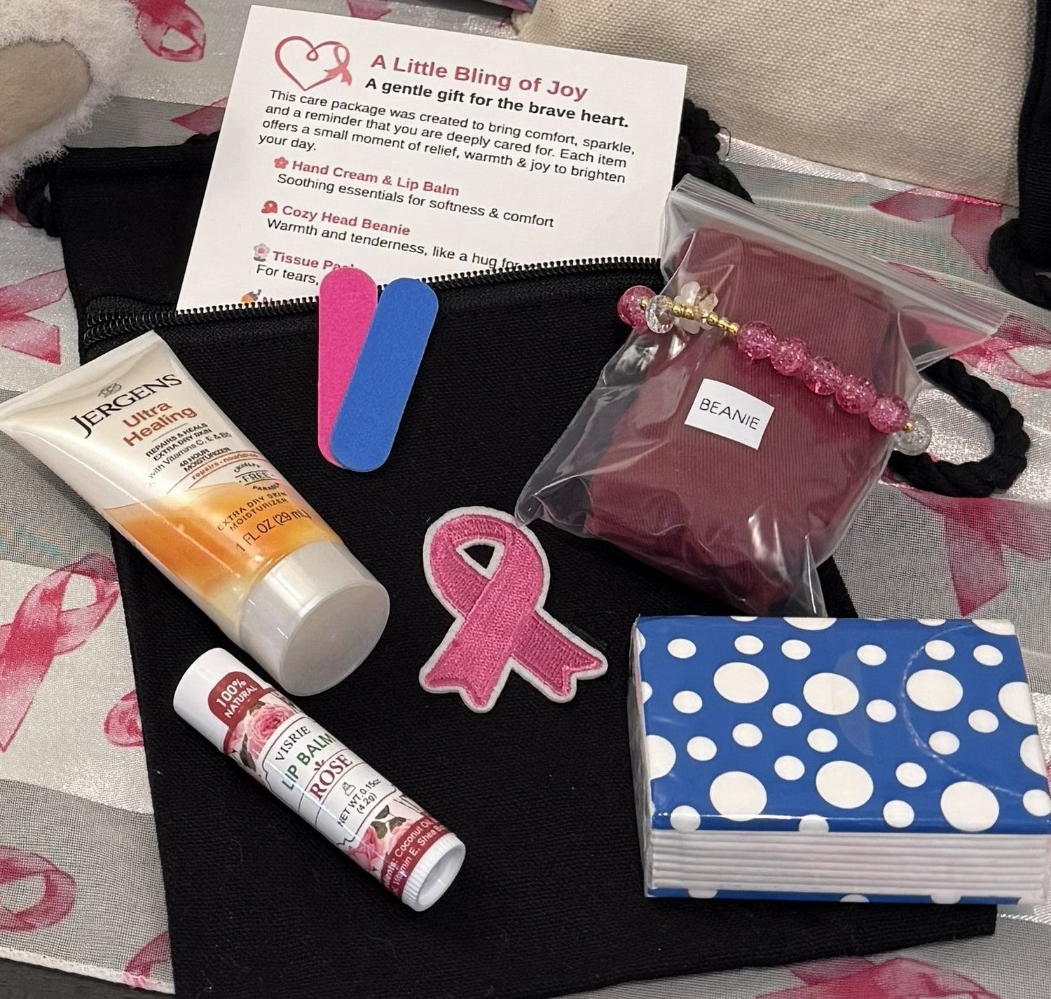 Brighten someone's journey with a care package