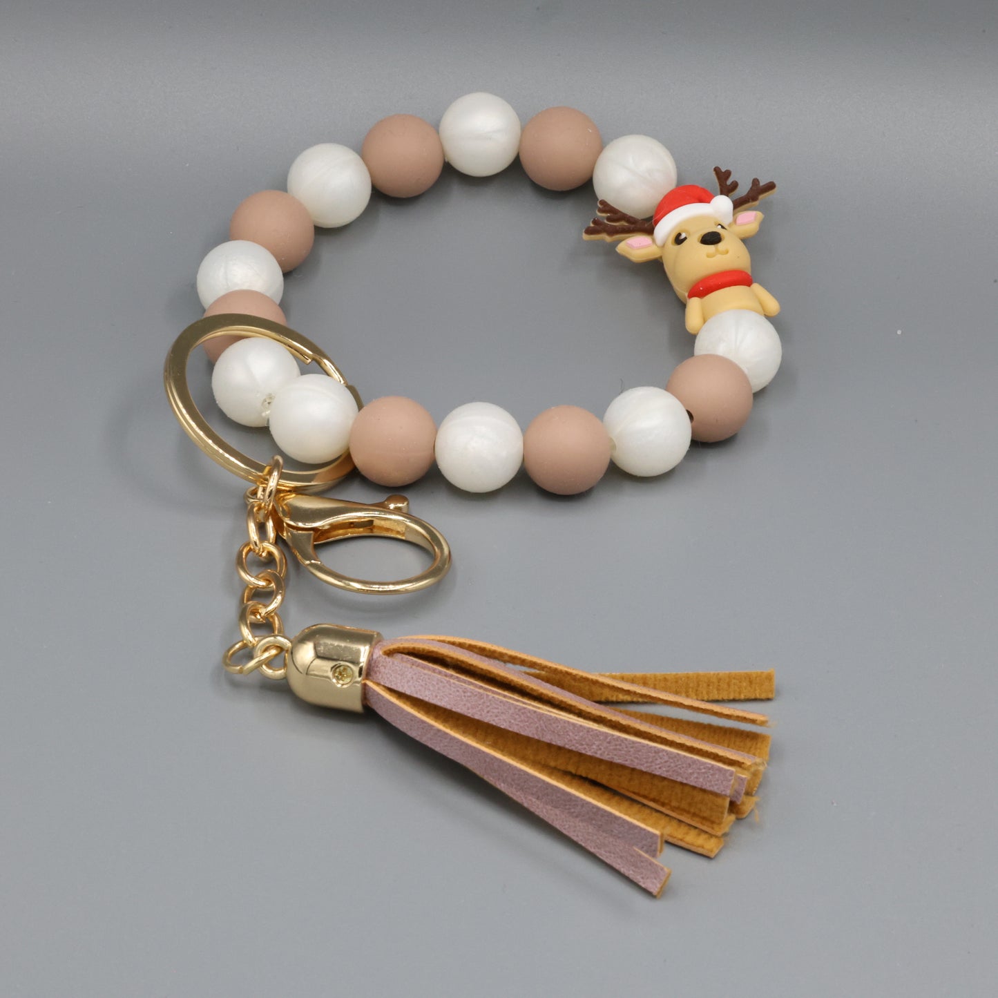 Reindeer Whimsy Keyring & Keychain